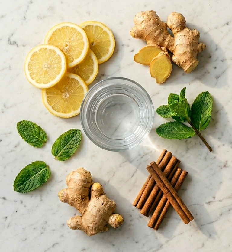 Lemon Ginger Detox Water: Your Natural Morning Ritual gemini generated image vqmbgvqmbgvqmbgv